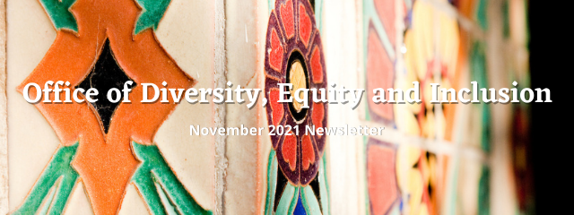 Office of Diversity, Equity and Inclusion November Header
